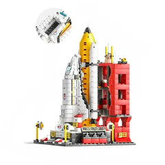 1000PCS Space Shuttle Building Blocks Rocket Model Construction DIY Toy Bag Packing