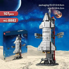 Space Shuttle Rocket Boys Assemble Building Blocks Birthday Gift Children's Educational Toys