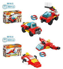 City Fire Block Robot Building Blocks Kids Educational Construction Toy 356 Pcs