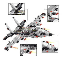 Military Toy Aircraft  Building Blocks Transformer Robot Carrier Blocks 720 PCS