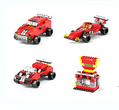 1000PCS Car Trailer Building Blocks Vehicle Set DIY Toy