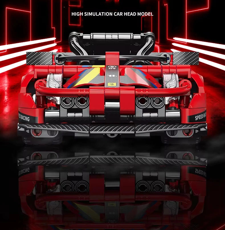 Ferrari Building Blocks Pull Back Sports Car 513 PCS