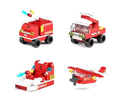 1000PCS Fire Truck Building Blocks Set - Join the Fire Brigade Adventure!