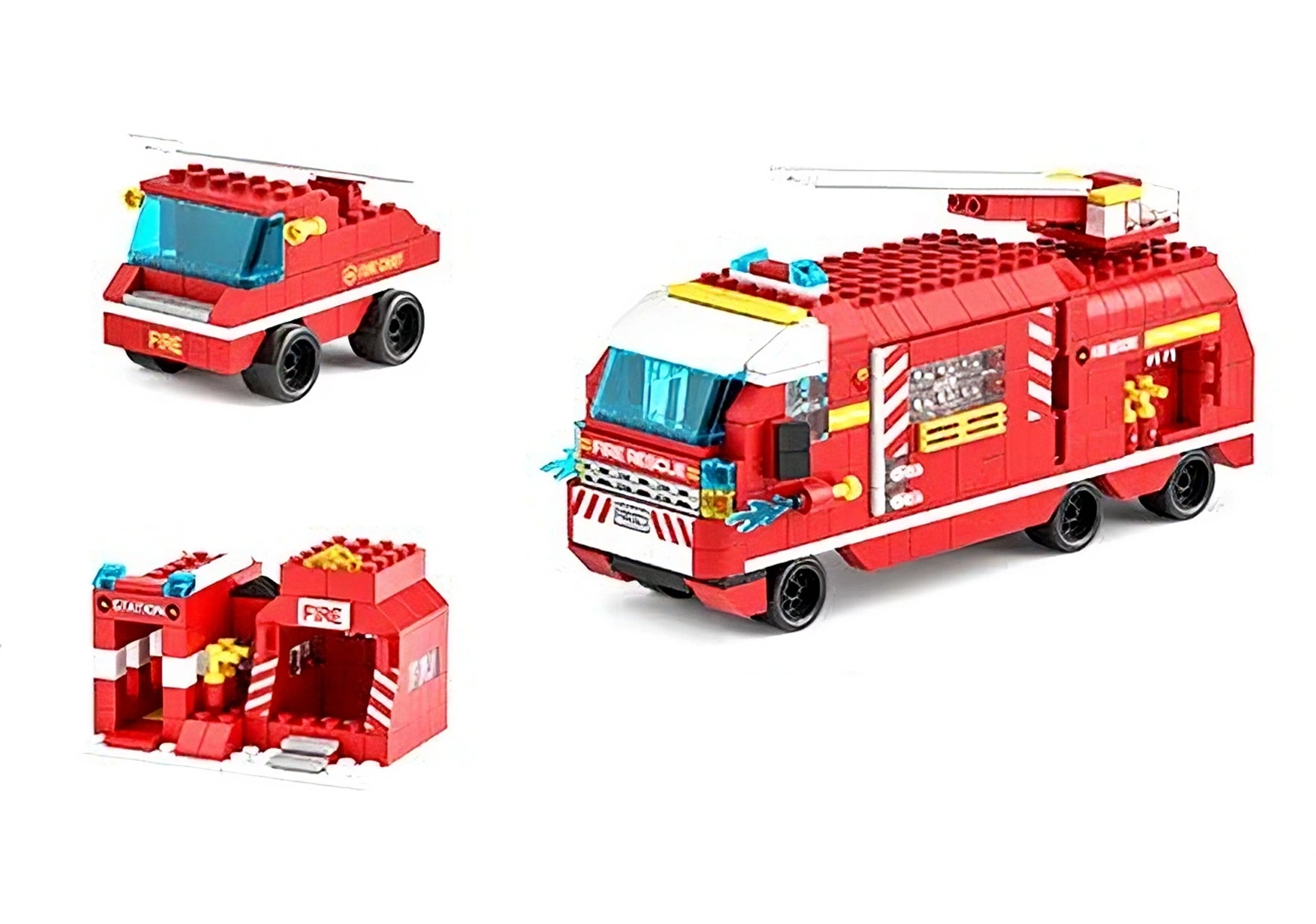 1000PCS Fire Truck Building Blocks Set - Join the Fire Brigade Adventure!