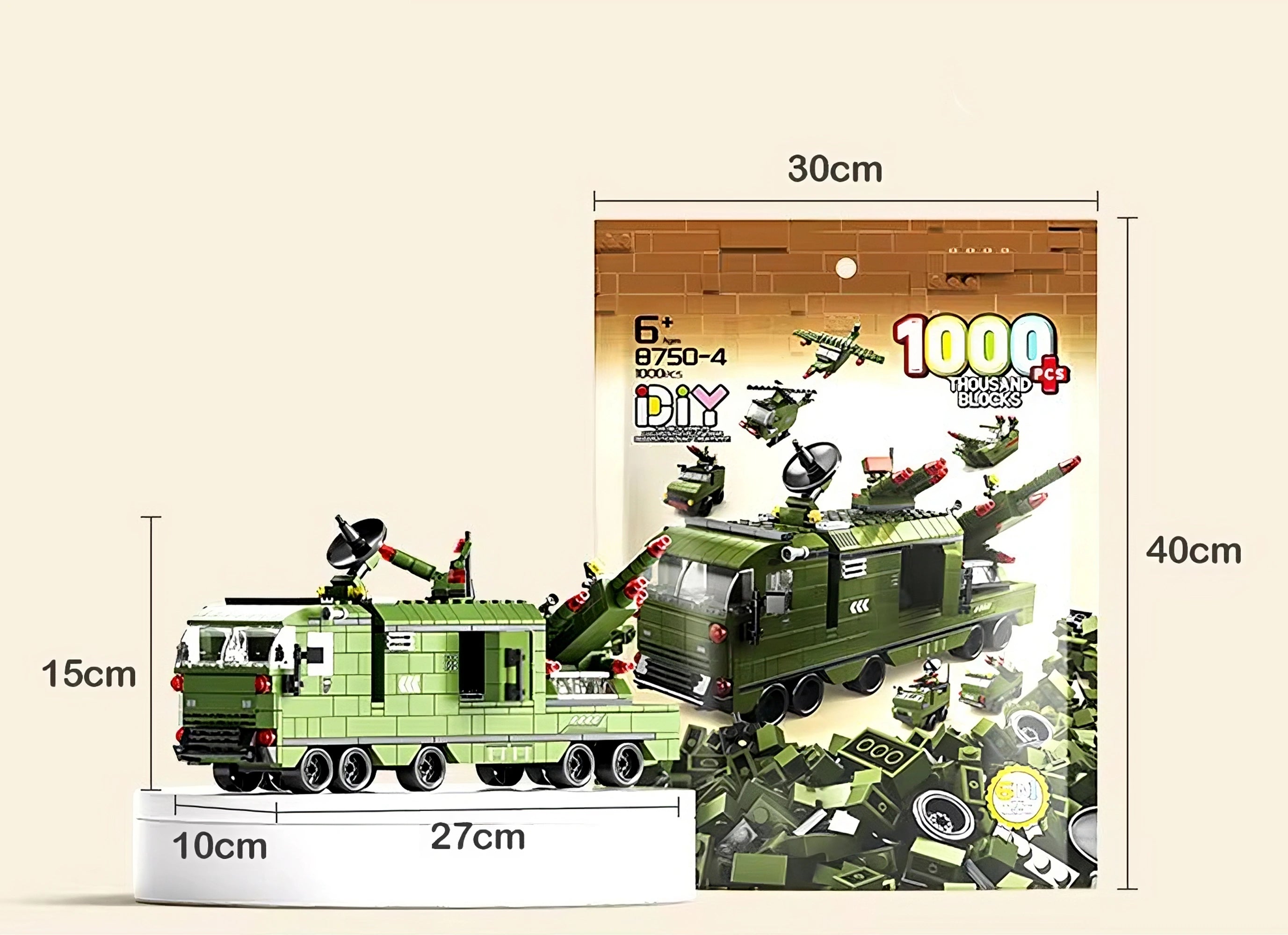 1000PCS Military Aircraft Building Blocks Set - Command the Skies!