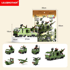 1000PCS Military Aircraft Building Blocks Set - Command the Skies!