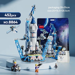 Space Rocket Building Blocks – Science and Educational Toy Spacecraft Display Model for Kids 130 PCS(Copy)