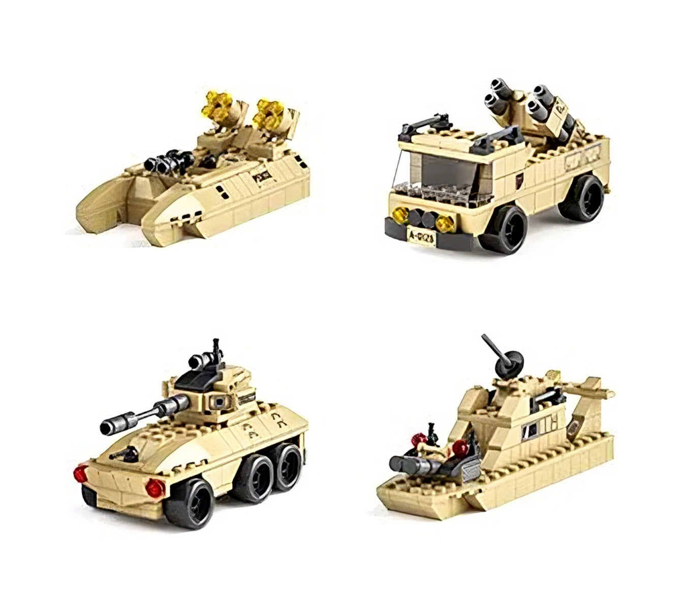 1000PCS Military Tank Building Blocks Set - Construct Your Armored Vehicle!